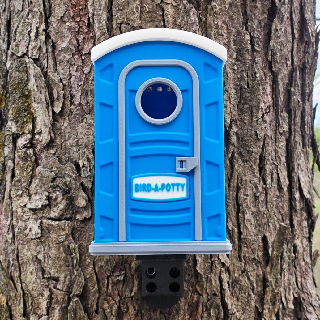 a bird a potty birdhouse