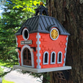 Vintage Fire Station Bird House