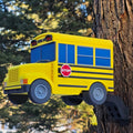yellow school bus birdhouse