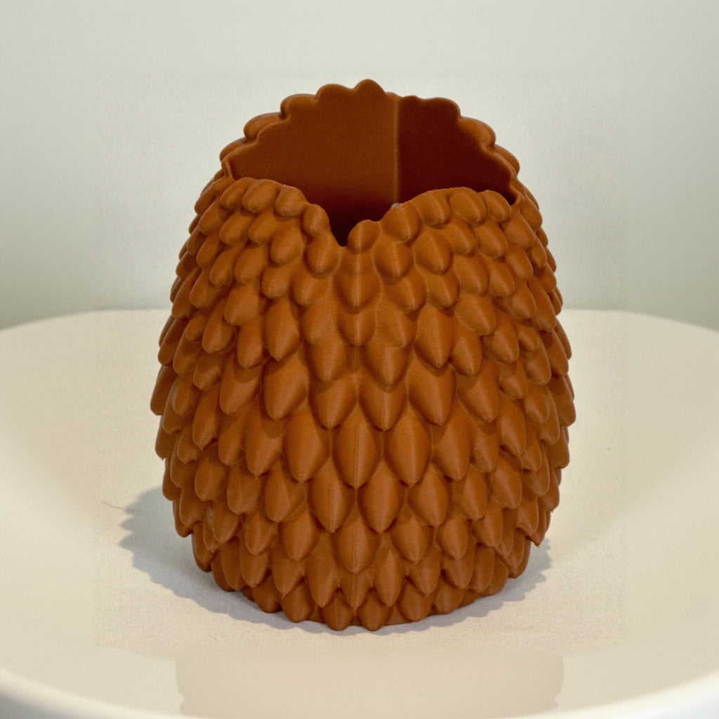 3D printed hedgehog soapholder Rear view