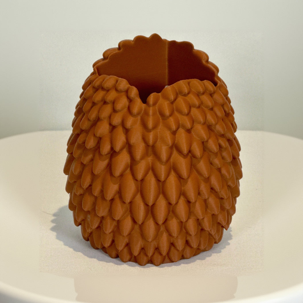 3D printed hedgehog soapholder Rear view