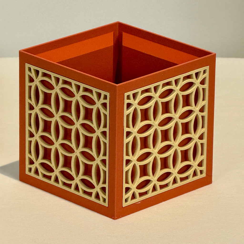 Midcentury Modern plantar Terracotta colour