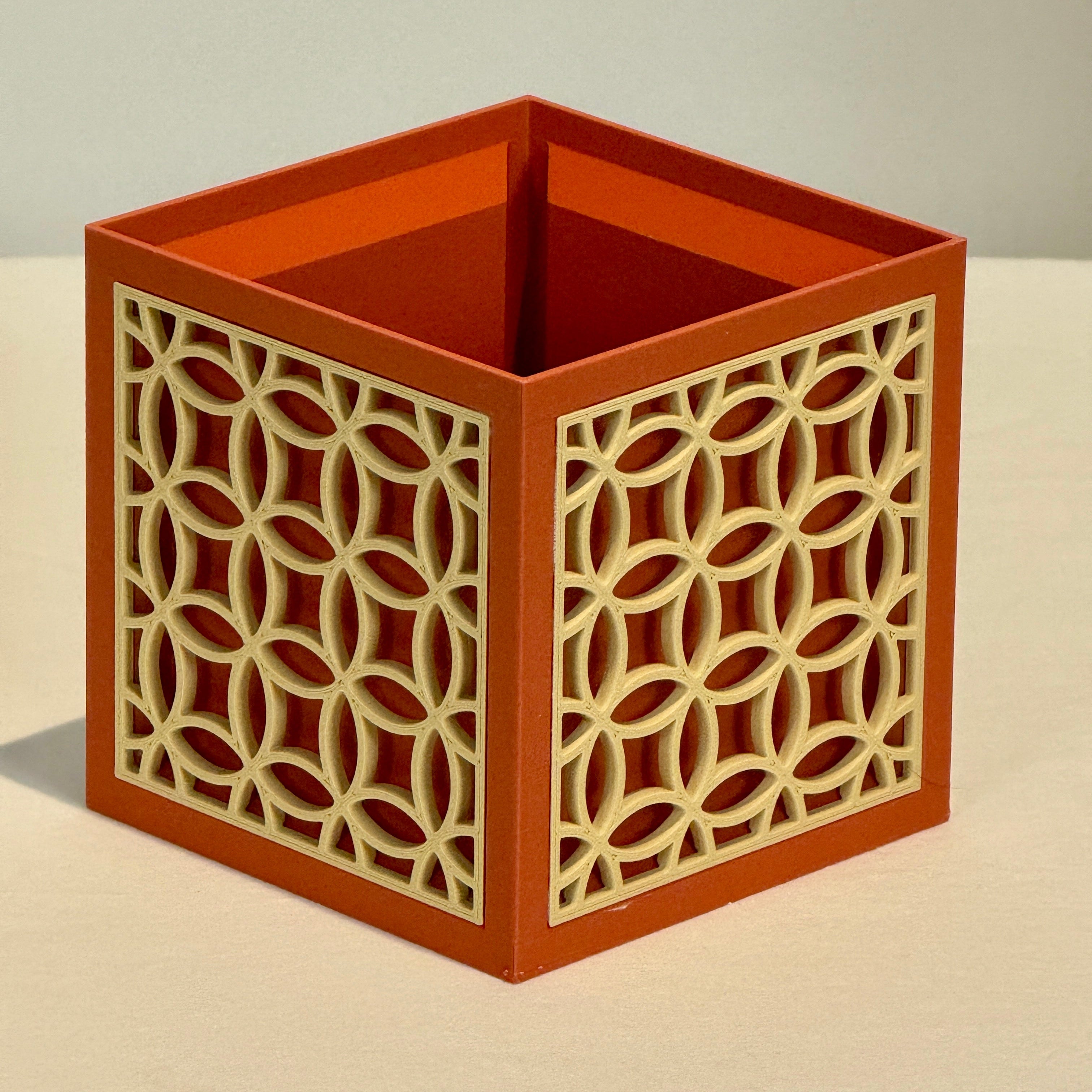 Midcentury Modern plantar Terracotta colour