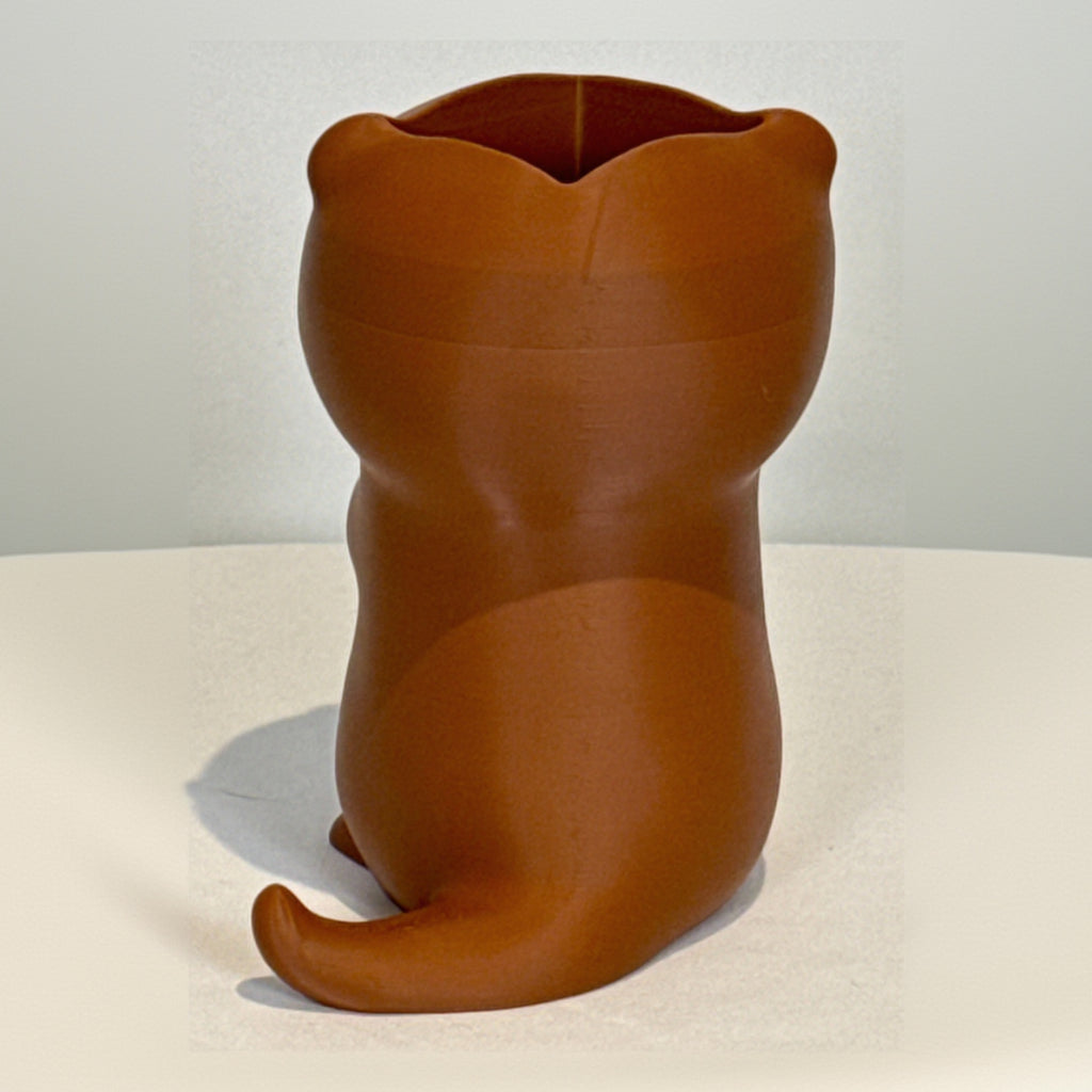 3D printed Otter soap holder rear view