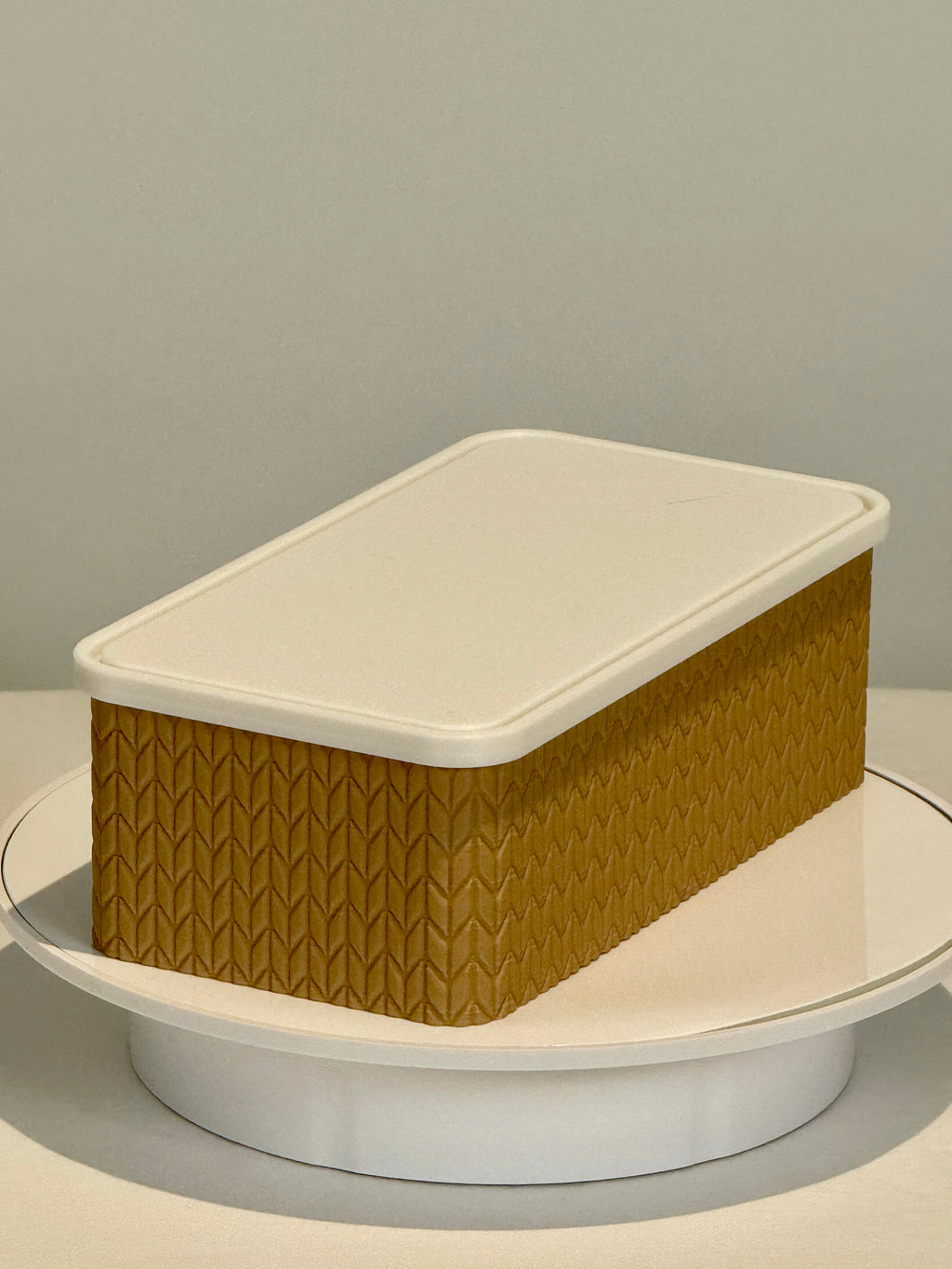 Knitted Stackable Storage Boxes