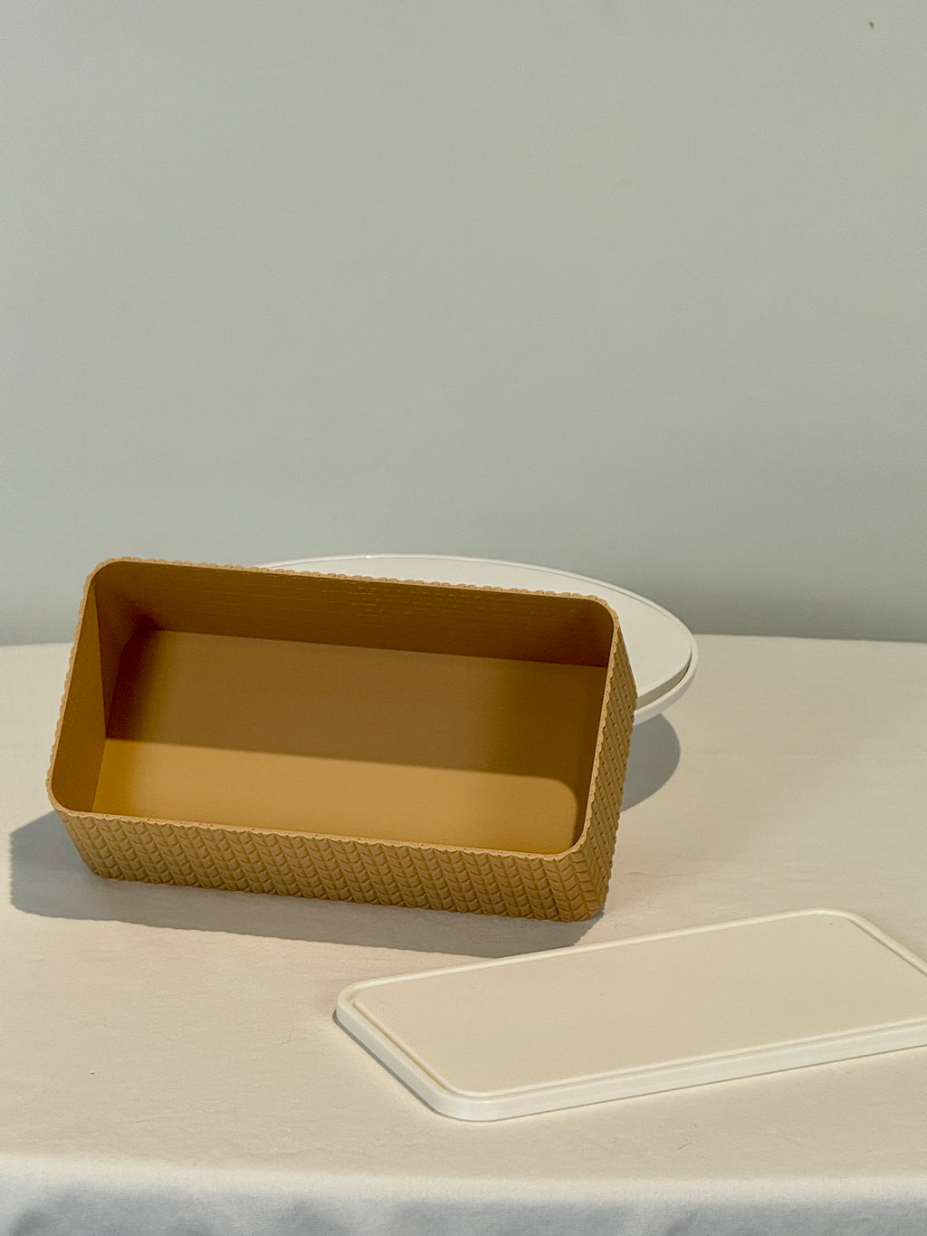 Knitted Stackable Storage Boxes