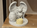 Memorial Tealight with Urn and Customizable Text
