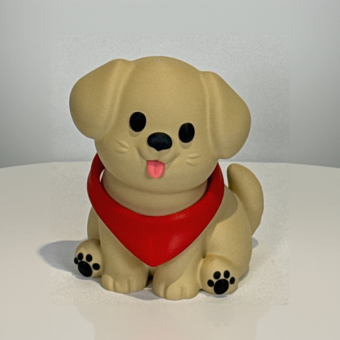 Puppy Dog soap bottle holder front view