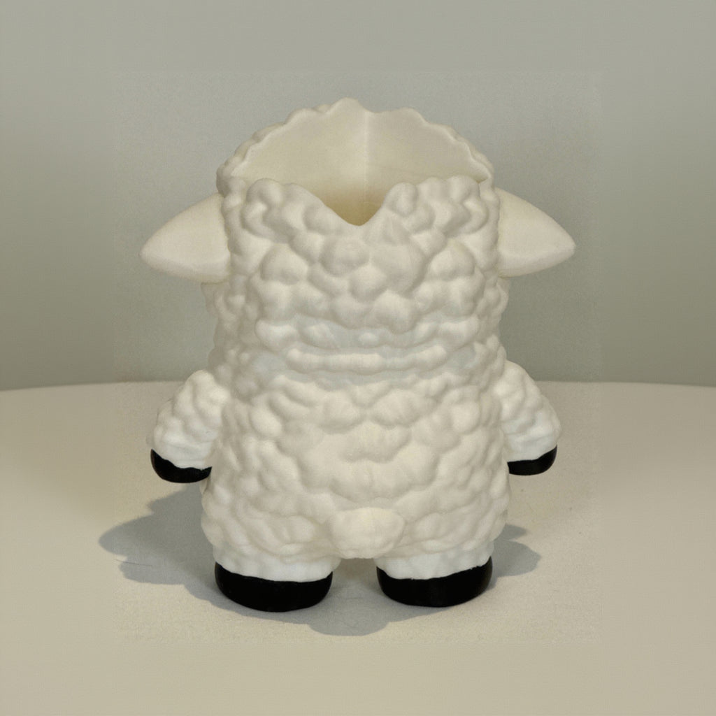 Sheep Soap bottle dispenser rear view