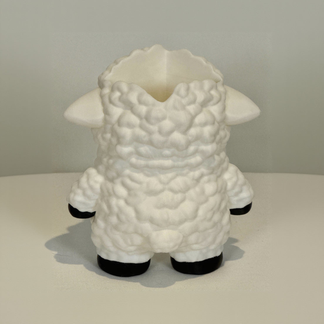 Sheep Soap bottle dispenser rear view